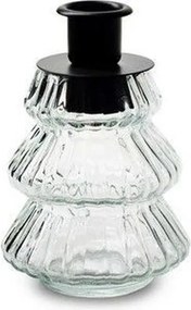 Sklenený svietnik stromček Nordmann – 8,5*8,5*12 cm