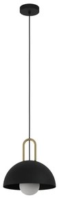 Eglo 99693 - Luster na lanku CALMANERA 1xE27/40W/230V čierna