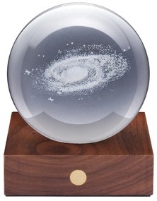 Tmavohnedá svetelná dekorácia na USB Amber – Gingko