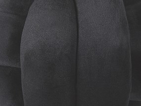 Zamatový uzlový vankúš 20 x 20 cm čierny MALNI Beliani