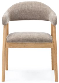 Jídelní křeslo Sorrento béžové/dub