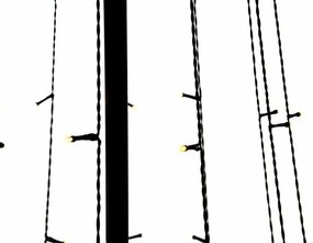 Nexos 47224 Vianočná dekorácia - svetelná pyramída stromček - 240 cm teple biela