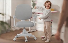 Detská otočná stolička Mark Adler Junior 3.1 Grey