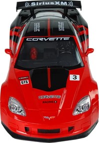 LEAN Toys Závodné športové auto R/C 1:18 Corvette C6.R Red 2.4 G Lights