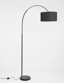 Retro stojaca lampa Sama 90 čierne