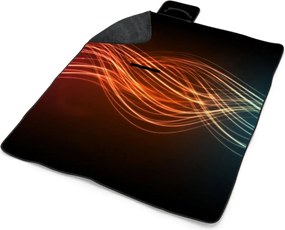 Sablio Plážová deka Abstrakcia strip: 200x140 cm