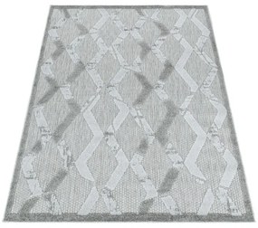 Ayyildiz, Kusový koberec Bahama 5158 Grey – na von aj na doma, 140x200, šedá, chodba / predsieň