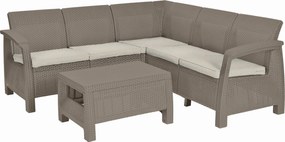 ALLIBERT CORFU RELAX Set záhradný, cappuccino/béžová 17202123