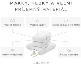 Uterák Comfort 50 x 100 cm biely, 100% bavlna