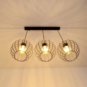 LED Luster na lanku MERCURE 3xE27/15W/230V