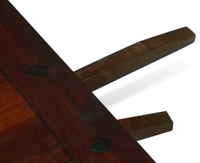 furniture-nabytek.cz - Masívny pripínací tanier Catana z borovice, lakovaný, hnedý – sada 2 ks