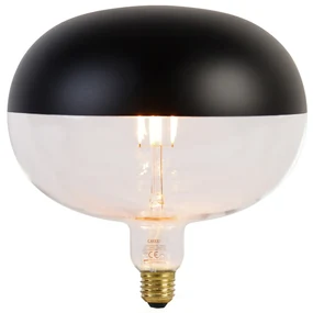 E27 Stmievateľná LED žiarovka Zrkadlo čierna 6W 360lm 1800K