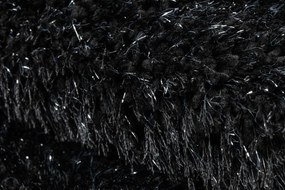 Sada kúpeľňových koberčekov SYNERGY glamour / lurex, čierna