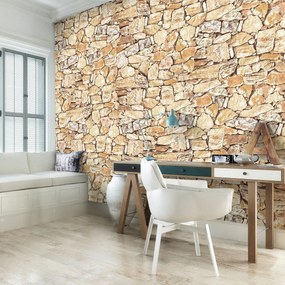 Fototapeta - Stone Wall Rock (254x184 cm)