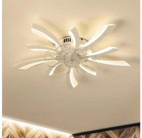 Brilagi -LED Stmievateľné svietidlo s ventilátorom LED/50W/230V 3000-6500K biela+DO BG1611