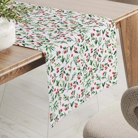 Biante Teflónový behúň na stôl TF-111 Jarabiny na bielom 35x160 cm