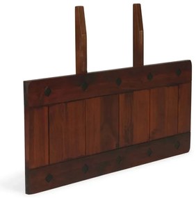 furniture-nabytek.cz - Masívny pripínací tanier Catana z borovice, lakovaný, hnedý – sada 2 ks