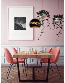 Lucide 30484/28/30 - Luster na lanku CORENTIN 1xE27/60W/230V čierna