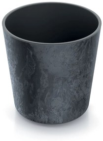 Kvetináč NURBI zaoblený betónový efekt antracit