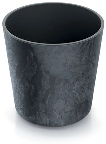 Kvetináč NURBI zaoblený betónový efekt antracit