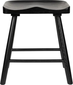 Čierna stolička z dubového dreva Vander – White Label