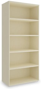 Vysoká skriňa SimpleOffice 80 x 40 x 180 cm, breza