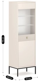 PROXIMA.store - Štýlová presklená vitrína MARCOS