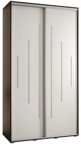 Skriňa 45 Canaris 12 140 čierna/biela/silver