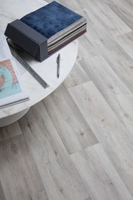 Beauflor, PVC podlaha - lino Ambient Silk Oak 916L, na mieru, šíře 3m,4m, šedá, bez podkladu, chodba / predsieň