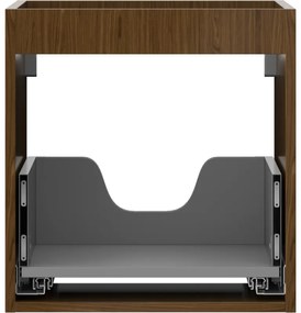 Mexen Box-A, závesná skrinka 45 cm, 1 zásuvka, orech, 91AX0-0450-470-1-86