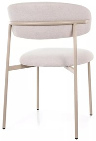 JEDÁLENSKÁ STOLIČKA POLA BÉŽOVÁ + KAŠMÍROVÉ NOHY