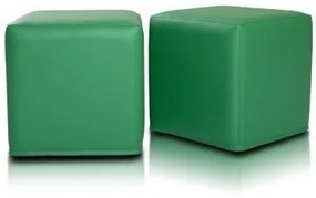 Sedací vak taburetka kocka zelená EMI