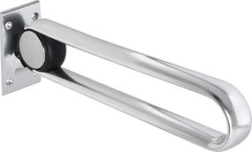 Bemeta Design HELP: Madlo, 620 mm, v tvare U, sklopné, bez krytky, hliník, lesk - 355107272