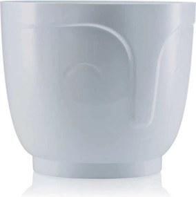 Květináč ZOE 16 cm bílý