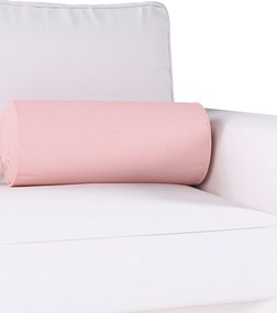 Valcový vankúš so záhybmi farba produktu ružová