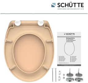 Schütte WC sedadlo z duroplastu (béžová)  (100335933)