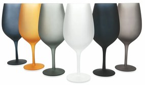 Súprava 6 farebných pohárov na víno VDE Tivoli 1996 Cala Dorada