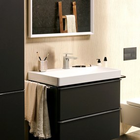 Hansgrohe Tecturis E, páková umývadlová batéria 80 CoolStart EcoSmart+ s odtokovou garnitúrou, chrómová, HAN-73002000