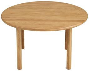 Okrúhly konferenčný stolík z dubového dreva v prírodnej farbe ø 70 cm Jena – House Nordic
