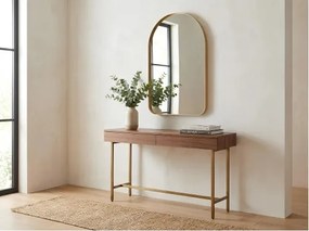 Zrkadlo 48235 Arca 60x90cm Gold aluminium - Komfort-nábytok