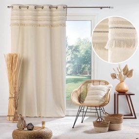 Bavlnený záves v prírodnej farbe 140x240 cm Atlas – douceur d'intérieur