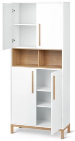 Vysoká skrinka do kúpeľne »Eklund«, biela