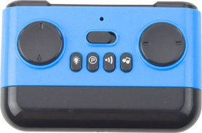 LEAN Toys Elektrické športové auto diaľkovo ovládaná nabíjacia stanica Blue