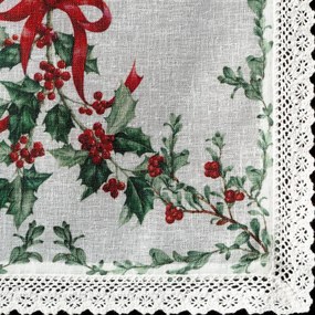 VIANOČNÝ BEHÚŇ NA STÔL XMAS7 40X140 CM VZOROVANÁ