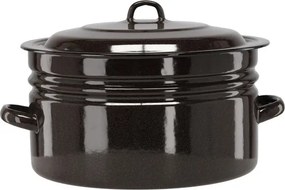 Smaltovaný hrniec 25 l hnedý EMA3608