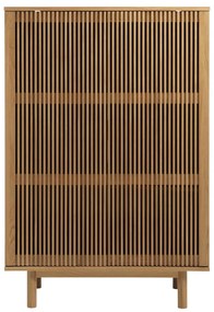 Skrinka v dekore duba v prírodnej farbe 95x140 cm Tiber – Unique Furniture