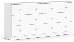 Biela komoda Tvilum May, 143 x 68 cm