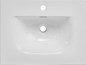 Comad Nábytkové keramické umývadlo SKY 60-8099, 61x46 cm, biela lesklá
