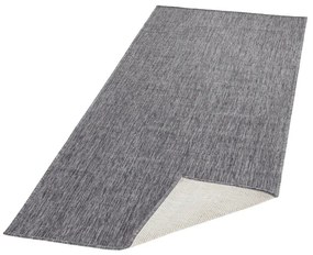 Sivý vonkajší koberec NORTHRUGS Miami, 80 x 250 cm