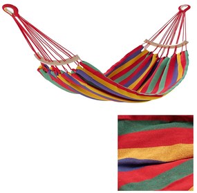 Červená hojdacia sieť LAZARA 240x150 cm